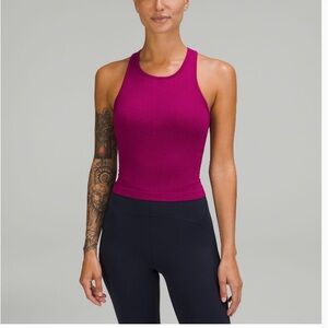 Lululemon Ebb to Street Cropped Racerback Tank Top